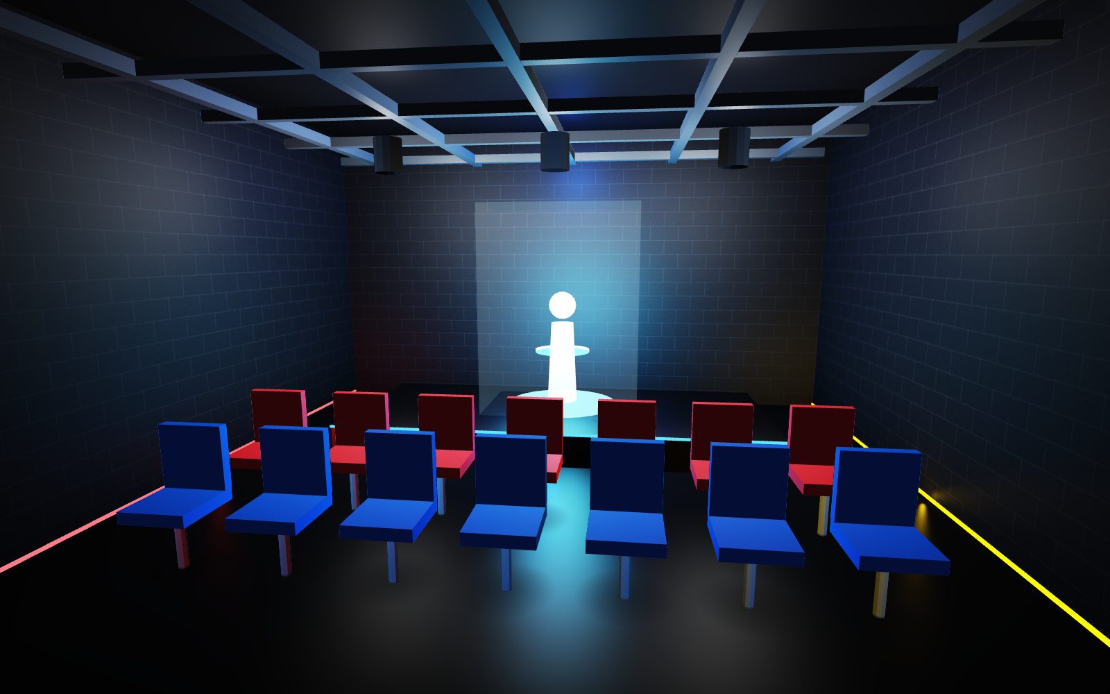 SIC hologram stage